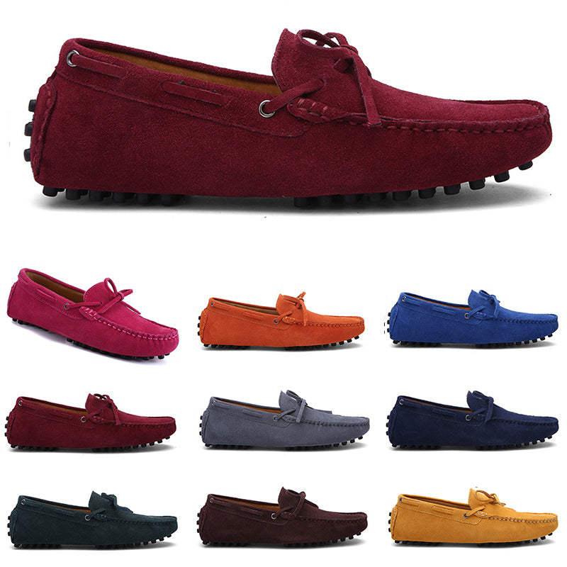 men casual shoes Espadrilles triple black navy brown wine red green khaki coffee mens sneakers outdoor jogging walking thirty six