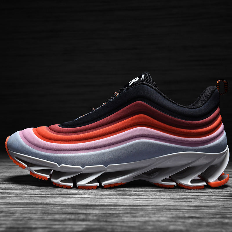 Outdoors Women Mens Running Shoes Black White Grey Volt Blue Red Youths Jogging Sports Trainers Sneakers Big Size 39-46 Code: 100-2108