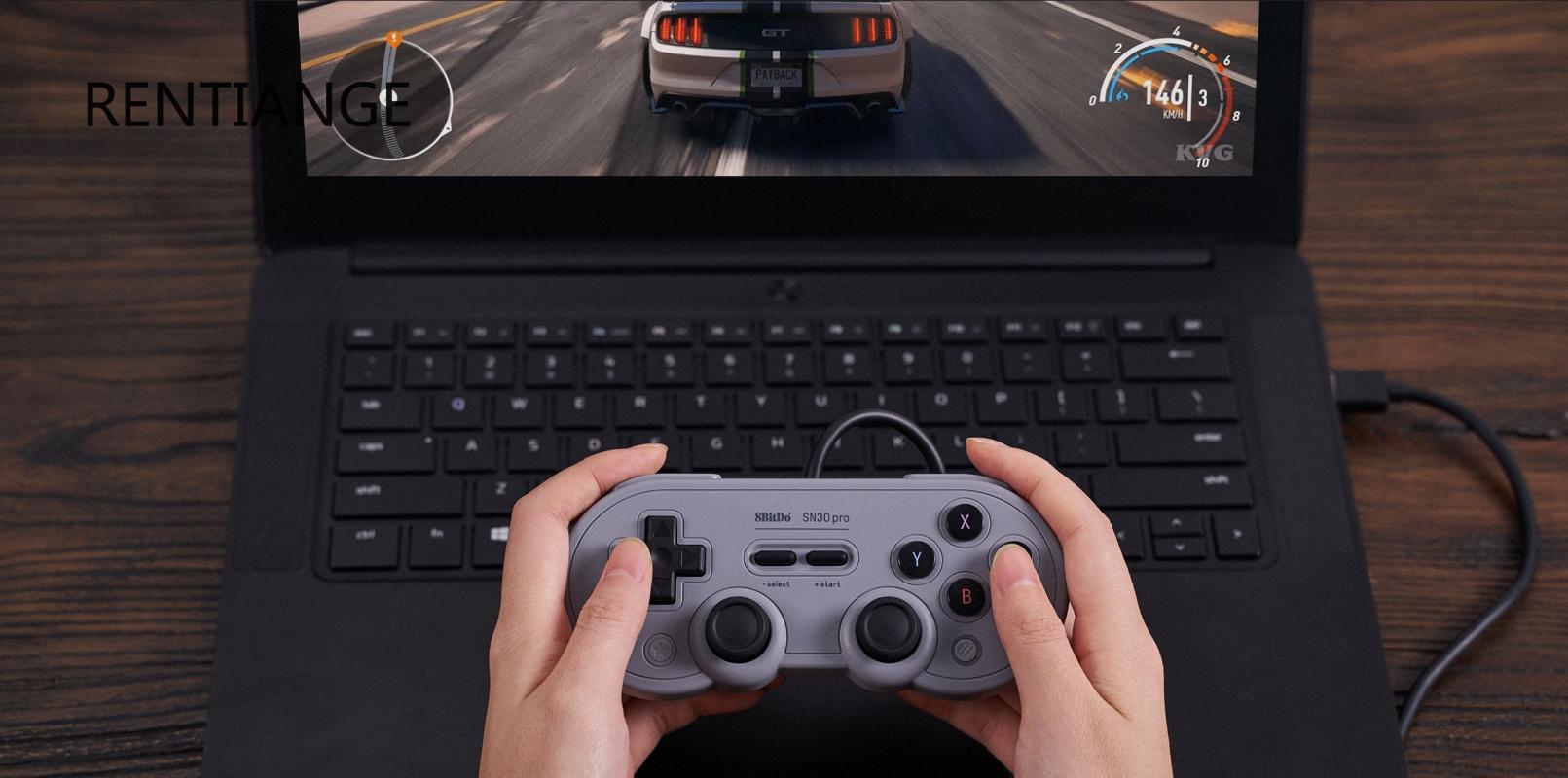 Game Controllers & Joysticks 2021 8BitDo Wired SN30 Pro 2 USB Gamepad For Switch Windows Raspberry Pi SN Edition PC MAC