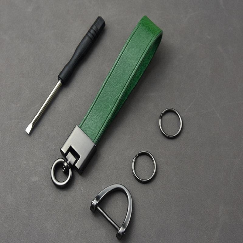 Keychains General Household Leather Car Key A Variety Of Colors Rack Accessories Keys For Home