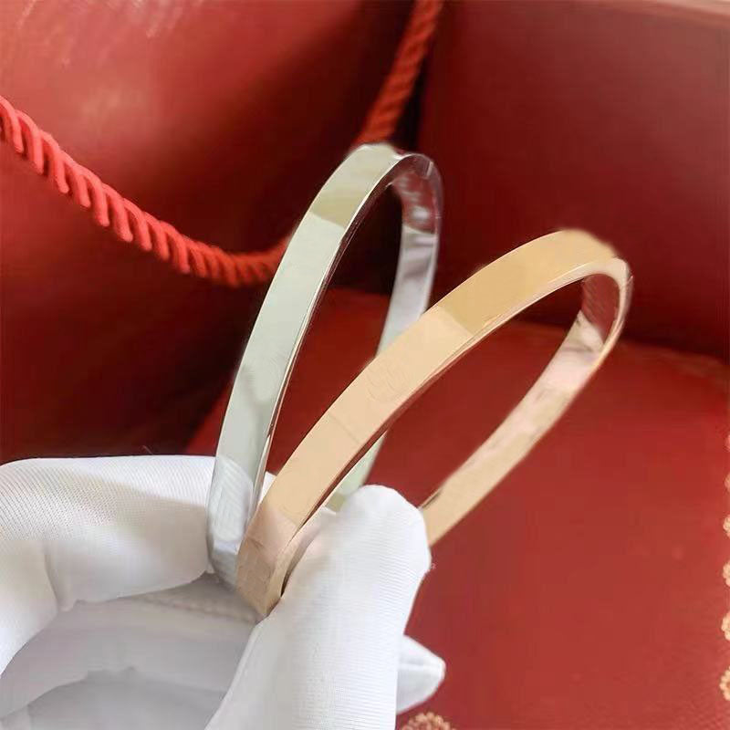 2021 classic diamond bangle with screwdriver fashion love bracelets for European and American series wind wide version original gift box