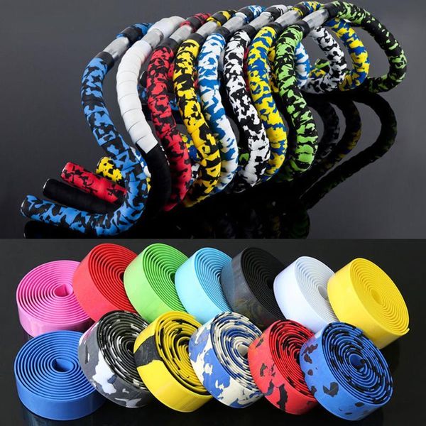 Bike Handlebars &Components MTB Road Bicycle Handlebar Tape High-density Camouflage Cycling Handle Belt Straps Accessories