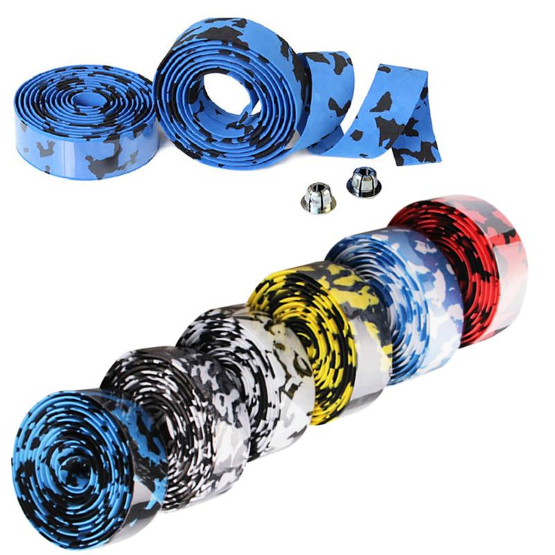 Bike Handlebars &Components 1 Pair Handlebar Tape Bicycle Cycling Handle Non Slip Belt Rubber Wrap Steering Wheel Cover Accessories