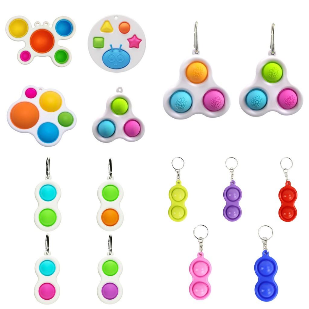 DHL Fidget Toys Simple Dimple Tubes Sensory Toys Gift Relief Anti Stress Gift for Adults Children Kids