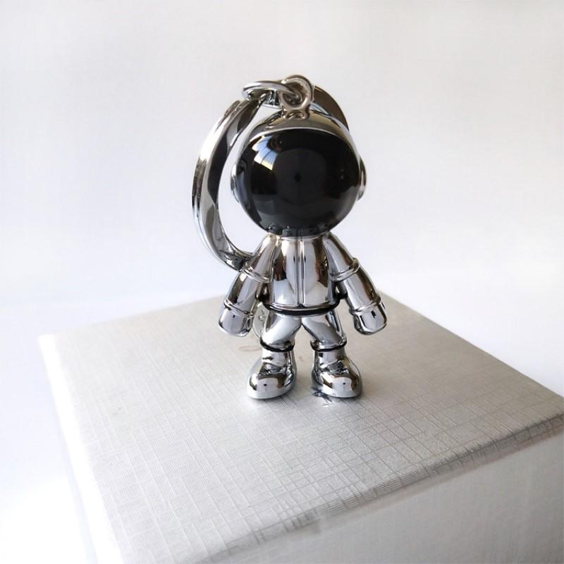 Keychains Fashion Handmade 3D Astronaut Space Robot Spaceman Keychain Keyring Alloy Gift For Man Friend