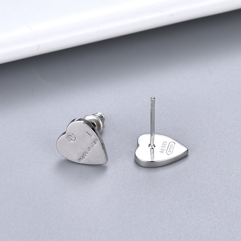 Cute Heart Letter Stud Earring Women Letters Earrings Gift for Love Fashion Jewelry Accessories High Quality