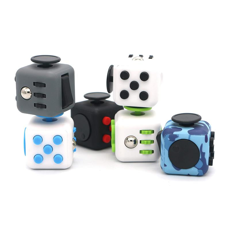 Anxiety Stress Relief Attention Decompression Plastic Focus Fidget Gaming Dice Toy For Children Adult Gift