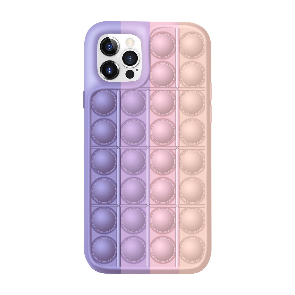 Fidget Toys Phone Cases,Push Pop Bubble Protecive Case for IPhone7,8,7P,8P,X,XS,XS Max,XR,11,11pro,12,12Pro,12Pro