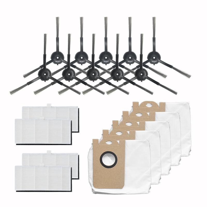 Vacuum Cleaners 19 Pcs Robot Side Brush Mop Hepa Filter For Proscenic M70 M7 Cleaner Parts Accessories Replacement Kit