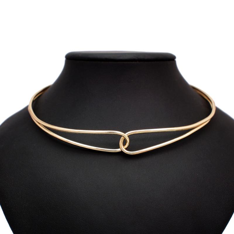 Chokers Punk Alloy Collar Big Choker Necklaces Women Fashion Jewelry Metal Torques Maxi Statement Necklace Accessories UKMOC