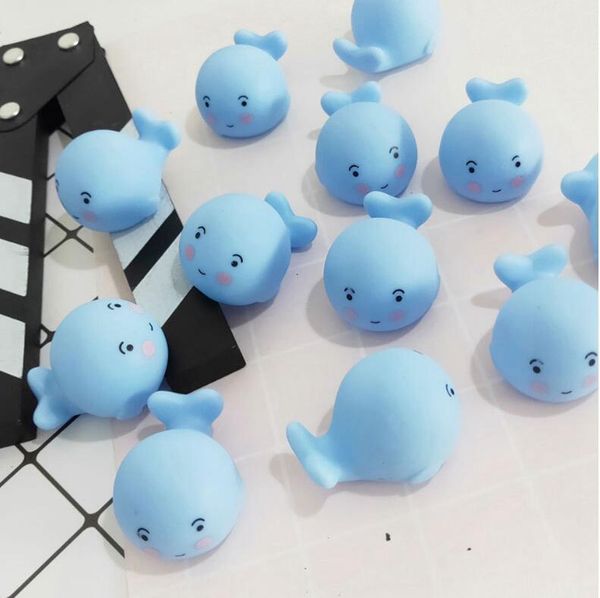 20pcs-lot Mini Blue Whale Squishy Toy Cute Antistress Ball Squeeze Rising Abreact Soft Sticky Stress Relief Toys Funny Gift mochi 0415