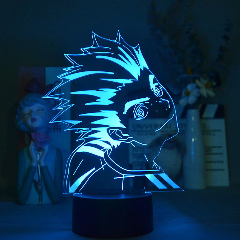 3D Night Light Plug In Acrylic Nightlight LED Haikyuu!! Akaashi Keiji Desk Lamp Children&#039;s Gift Cute Room Decor Bluetooth Speaker Dropshipping