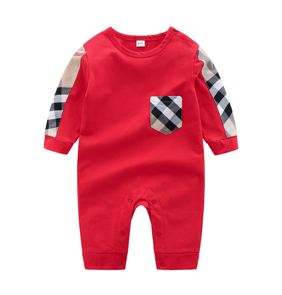 Spring Autumn Baby Rompers Baby Boy Clothes New Romper Cotton Newborn Baby Girls Kids Designer Lovely Infant Jumpsuits Clothing Set