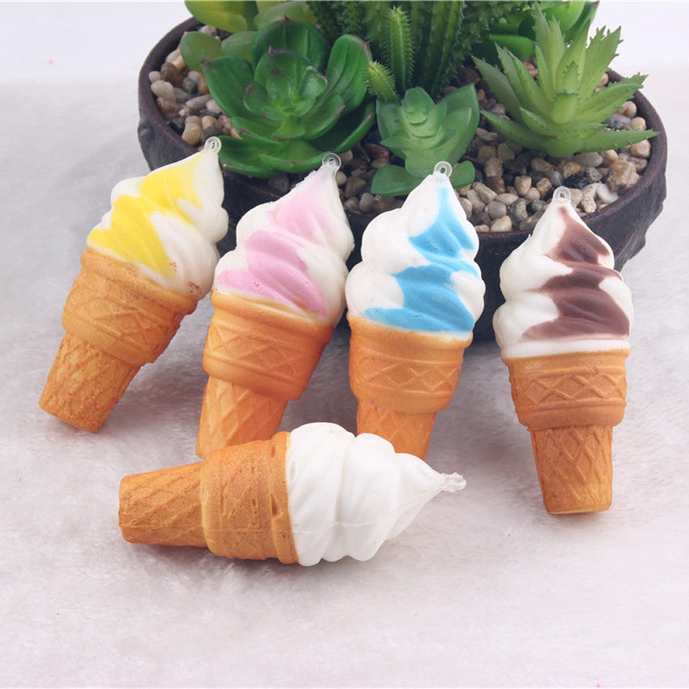 Kawaii Ice Cream Squeeze Toys Squishy Squishi Antistress Funny Gadgets Squishies Anti Stress Interesting For Children
