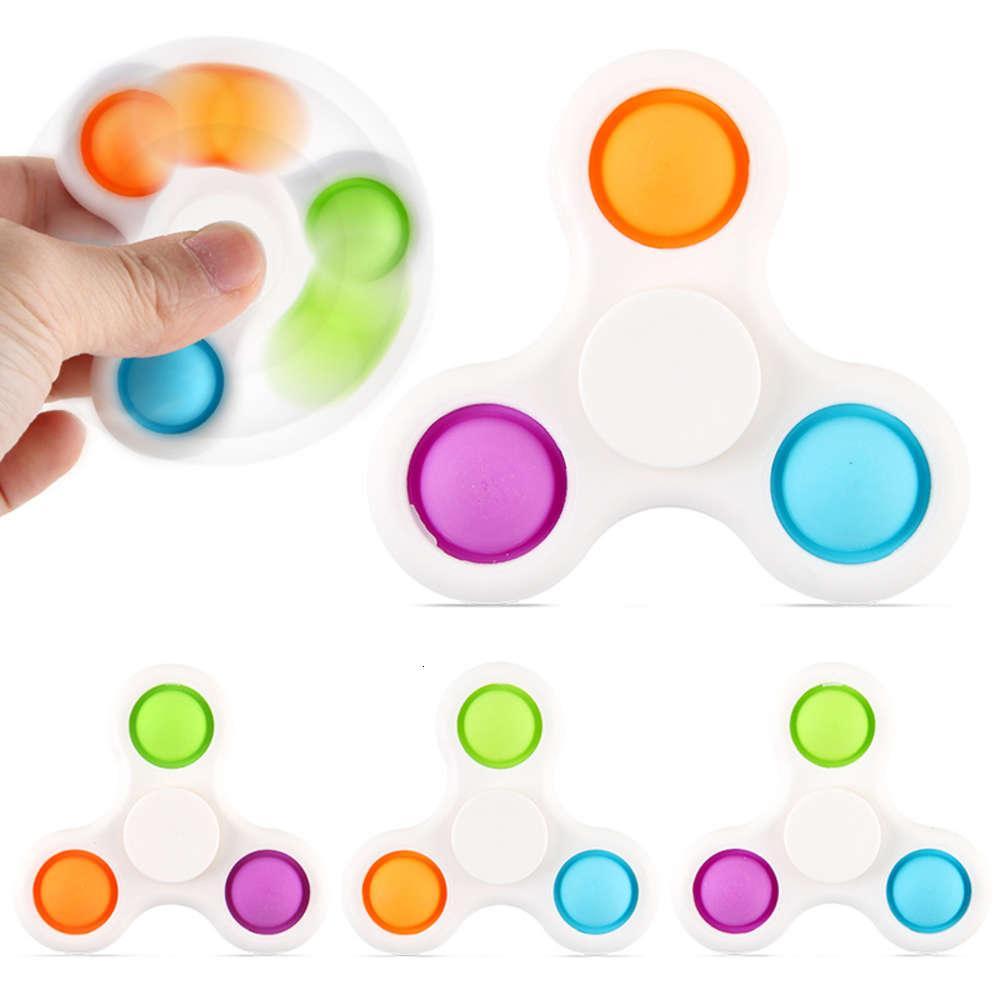 Fidget Hand Spinners toy Sensory Push Bubble Board Game Anxiety Stress Reliever Kids Adults Autism in stock