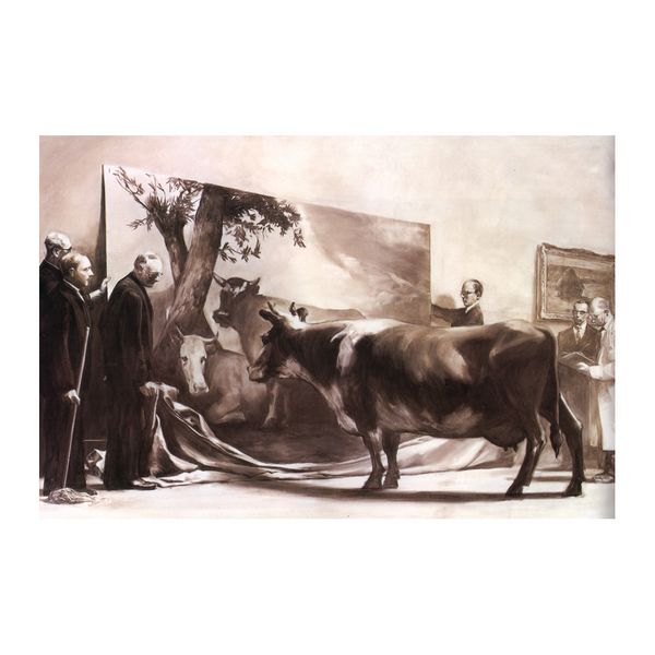 Mark Tansey The Innocent Eye Test 1981 Painting Poster Print Home Decor Framed Or Unframed Photopaper Material
