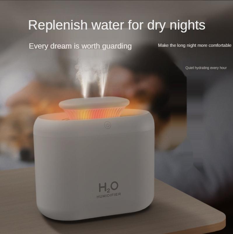 Humidifiers Double Spray Humidifier Household Small Mini Car USB Portable Air Purifier