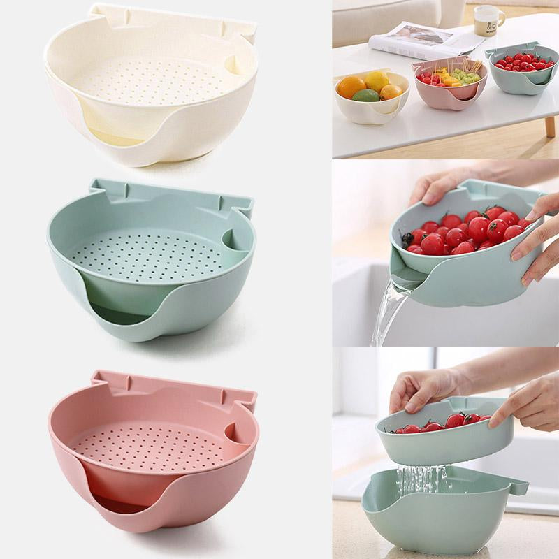 Creative Dishes Double Layer Dried Fruit Snacks Seed Container Telephone Trash Can Plastic Jewelry Storage Box