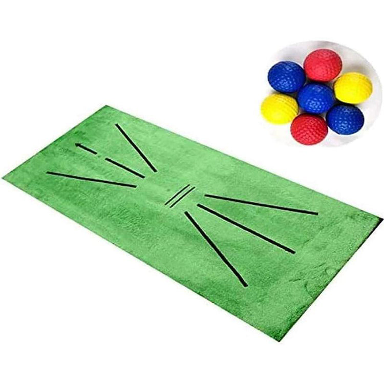 Outdoor Golf Training Swing Detection Mat Batting Golfer Garden Grassland Practice Equipment Mesh Aid Cushion Tool Non-Slip Thickening Simulator