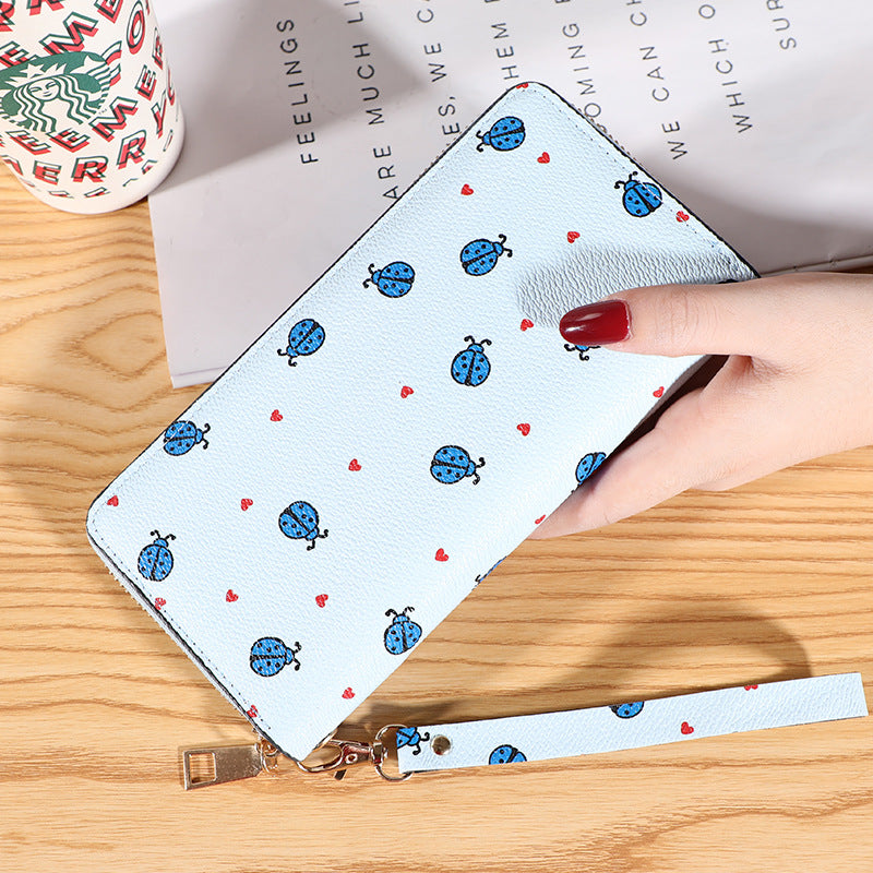 Top Designer Style Womens Handbag Simple Tassel Long Girl Student Wallet Personality Clutch Bag Phone Bag Coin Purse Candy mint Cardholder