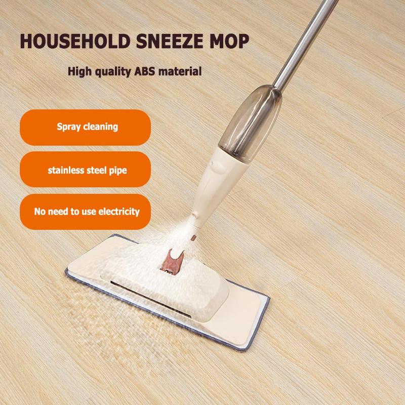 Vacuum Cleaners 360 Degree Handle Mop Spray Floor With Reusable Microfiber Fiber Pads Tiles Cleaning Wet And Dry For Home