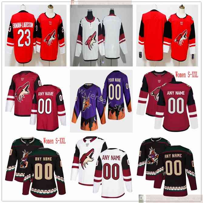 96 Custom Man Women Kids Youth Hockey Arizona Coyotes 81 Phil Kessel 32 Antti Raanta 9 Clayton Keller 18 Christian Dvorak 35 Darcy Kuemper