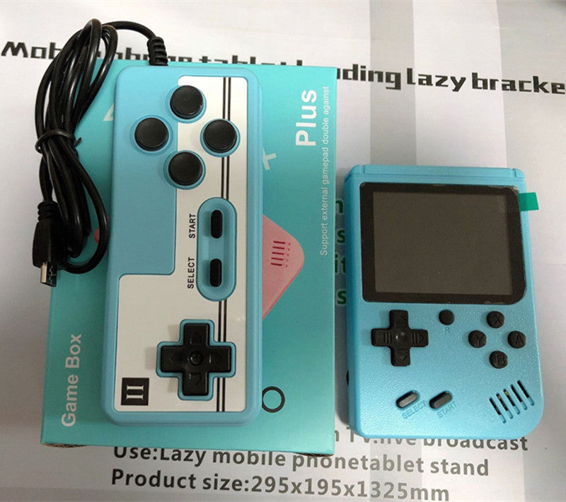 2021 Newest Double Portable Game Players Nostalgic Host Retro Video Gaming Console Player Can Store 800 In 1 8Bit 3.0Inch Colorful LCD Cradle with G