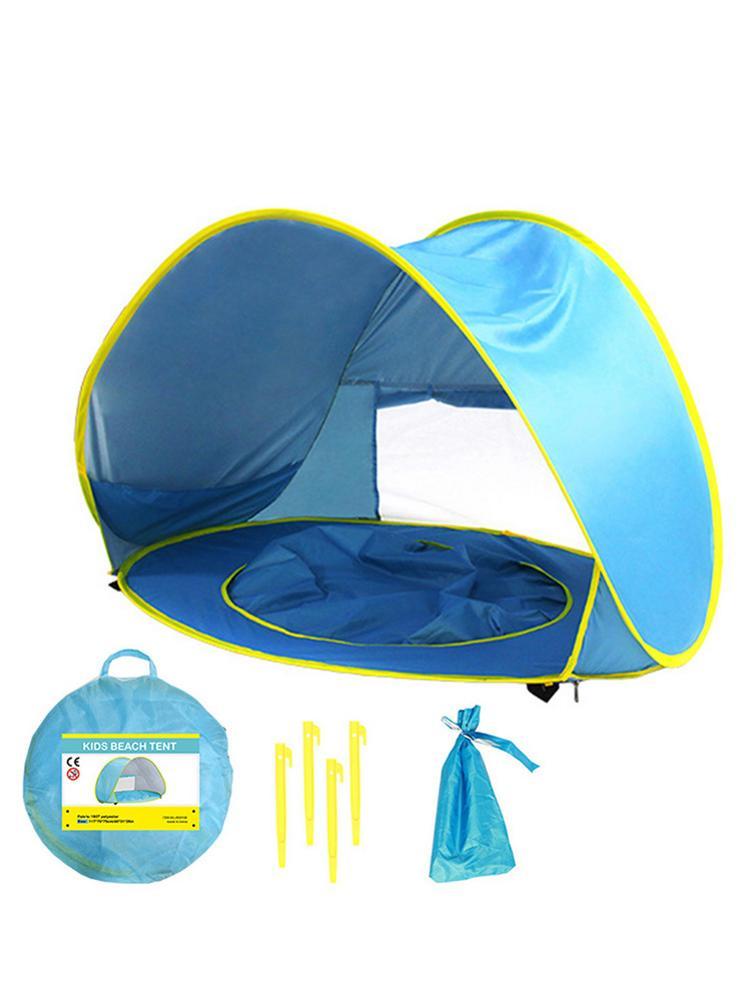 Tents And Shelters Baby Beach Tent Up UV Protection Sunshade With 4 Pegs Sun Shelter For Summer Children Indoor Outdoor Room