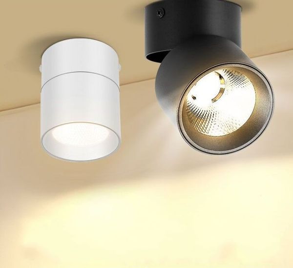 Led Downlights 220v Foldable 10w 15w 25w Surface Mounted Ceiling Spot Lamp Down Light For Living Room Kitchen Lighting