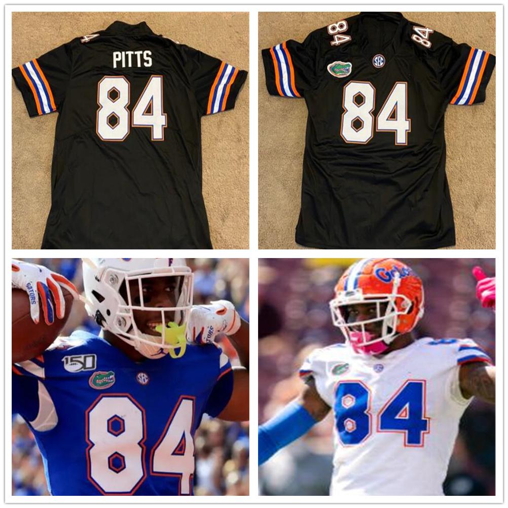 NCAA 84 Kyle Pitts Black Football stitched Jersey women men youth jerseys BLUE ORANGE WHITE top quality