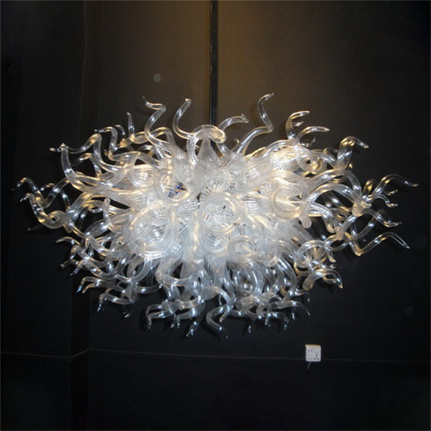 Modern Chandeliers Pendant Light Lamps W80XH60 cm Led Lights Unique Design Murano Chandelier Lamp for Living Room Kitchen Fixture