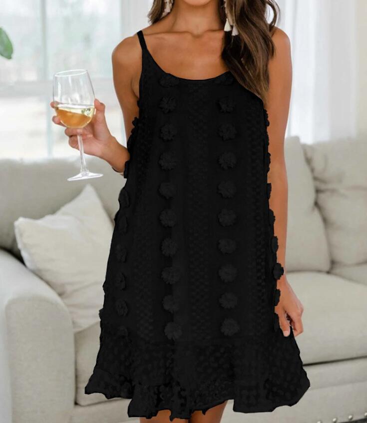 European and American pure color casual lace Short skirts top gulle skirt 224065