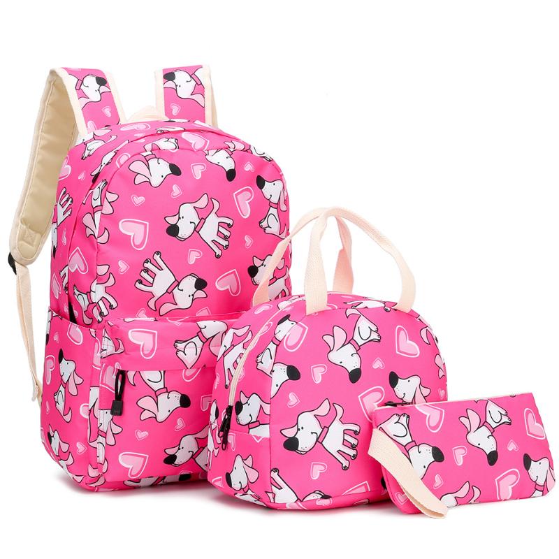 School Bags Cute Dog Backpacks For Girls Set Kids Schoolbags Children&#039;s Backpack