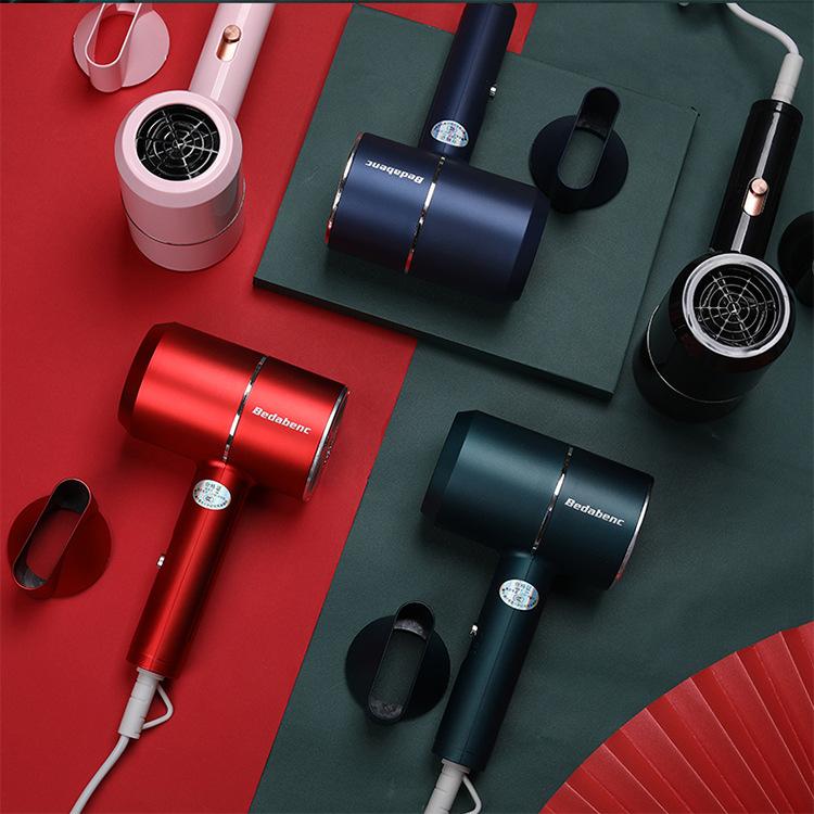 Electric Hair Brushes Negative Ion Dryer High Speed Professional Blow Aluminum Alloy Powerful For Household Travel Tool