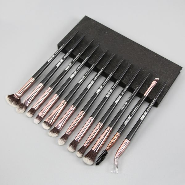 Make Up Brushes 12 PCS Professional Blending Eyeshadow Eyebrow Brush For Makeup Beauty lip gloss foundation