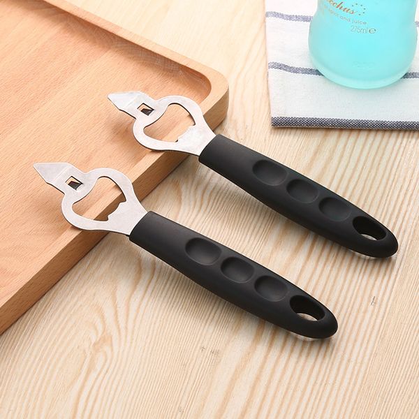 Beer Bottle Opener Stainless Steel 3 IN 1 Bottle Pop-top Can Openers For Wedding Party Gift Kitchen Bar tools RRD6890