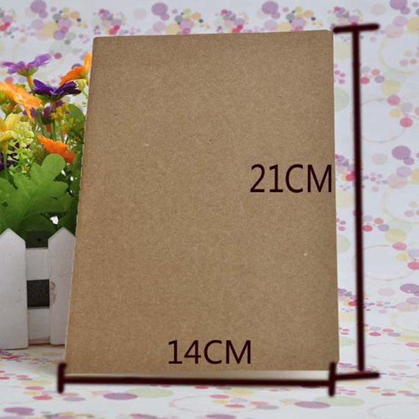 A5 DIY Blank Notepads Kraft Paper Diary Notebook for Office School Supplies