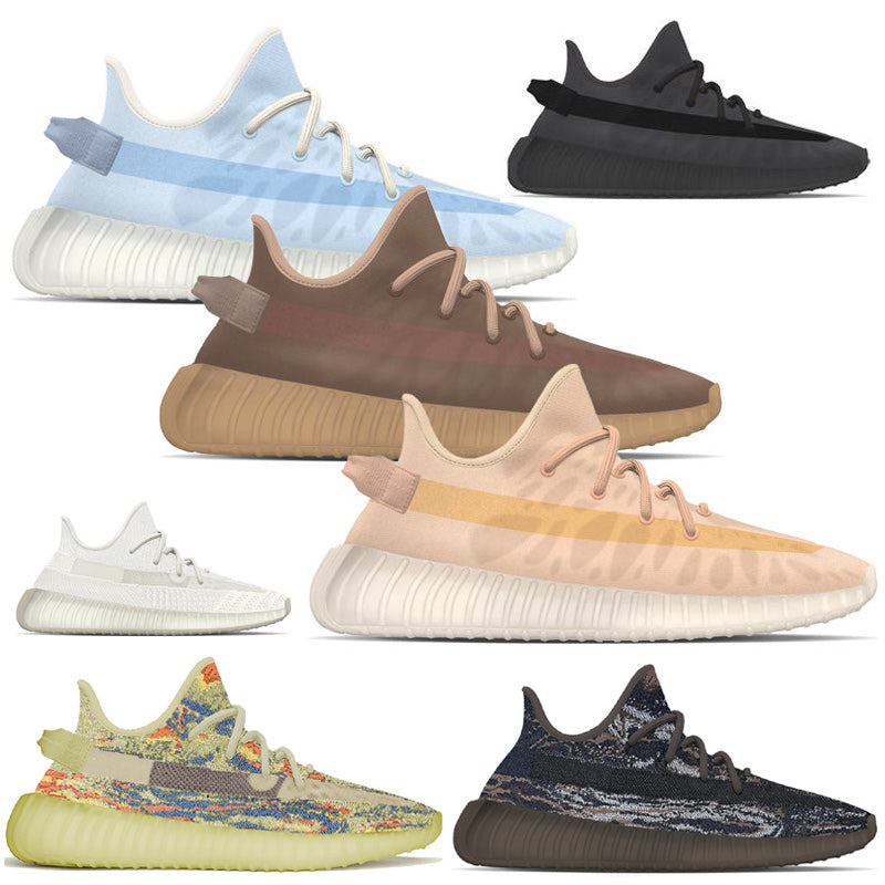 Mono Clay MX Oat Rock Kanyes Shoes Sneakers Ice Ash Pearl Stone Blue Tint Bred Black White Static Beluga Reflective Cream Zebra Semi Frozen Core Red