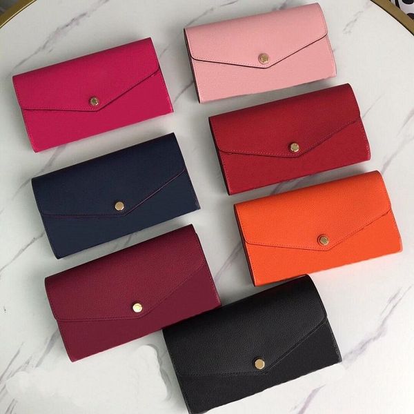 2021Luxurys Designer wallets Wholesale Lady Multicolor Coin Purse short Wallet Colourful Cards Holders Original Box Women Classic Zipper Poc