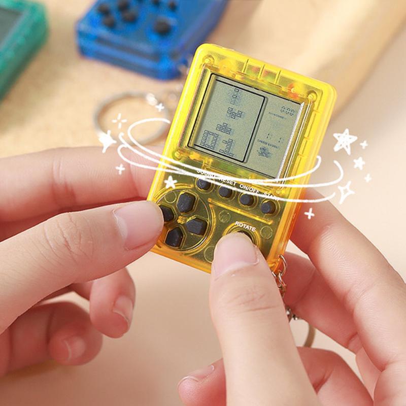 Portable Game Players 26 Games Mini Console Machine Children&#039;s Handheld Nostalgic With Keychain Classical Children Gifts