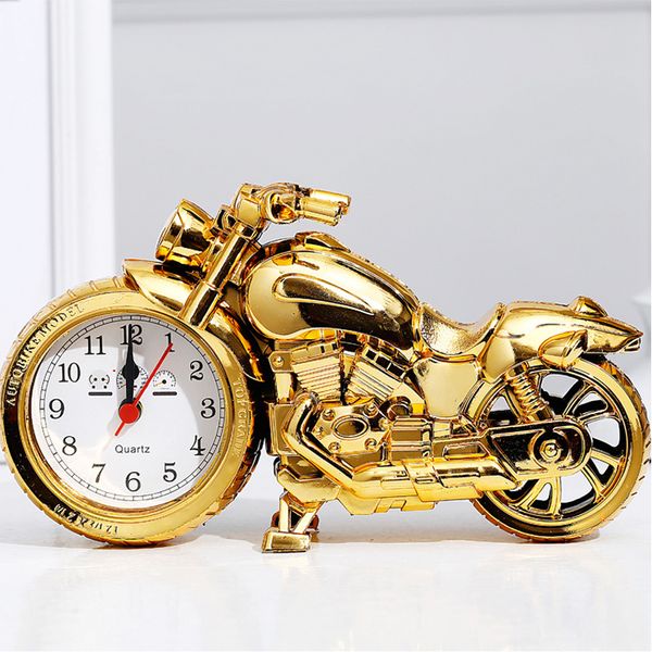 Motorcycle creative alarm clock fashion personality creatives Desk alarmed clocking student bedside clocks home alarms four styles