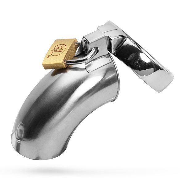 metal elbow male chastity cage devices penis dildo dongs toys for men M400
