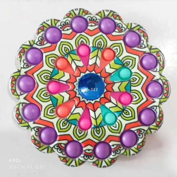 Toy Pioneer series of rodent eradication Bubble print spinning spinner to relieve pressure