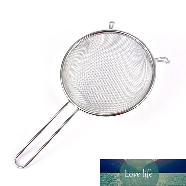DIY Cooking Kitchen Tools For Filtering Food Stainless Steel Wire Fine Mesh Oil Strainer Flour Handheld Sifter Sieve Colanders Factory price