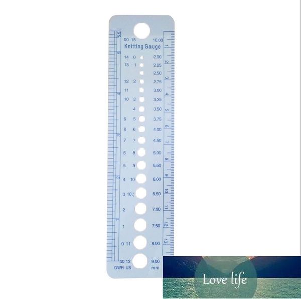 1 PC UK US Canada Knitting Needle Sizes Gauge Inch cm Ruler Tool All In One Factory price expert design Quality Latest Style Original Status