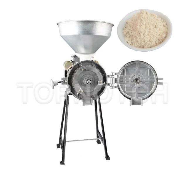 Peanut Butter Machine Wet Refiner Kitchen Commercial Grain Beans Grinder For Tofu Tahini Chili Sauce Corn Flour 220V 1.5kw