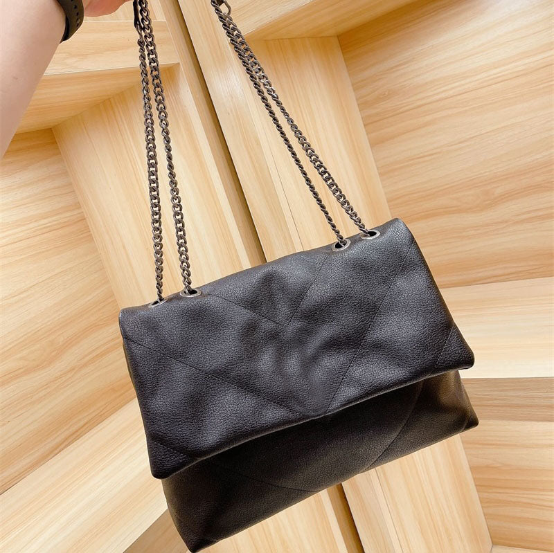 luxury Bags original single Totes Fashion postman bag leather women chain large shoulder Handbag size 33 * 24cm