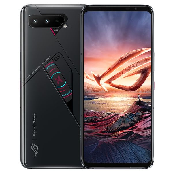 Original ASUS ROG 5S Pro 5G Mobile Phone Gaming 18GB RAM 512GB ROM Snapdragon 888 Plus Android 6.78&quot; AMOLED Full Screen Fingerprint ID