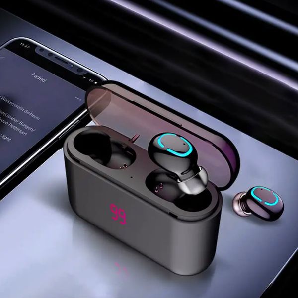 Luxurys Wirless Earphone Desinges earphones Chip Transparency Metal Rename GPS Wireless Charging In-Ear Detection For Cell Phone Bluetooth H