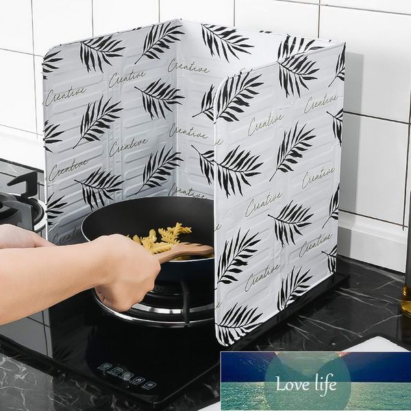1PC Kitchen Gadgets Oil Splatter Screens Aluminium Foil Plate Gas Stove Splash Proof Baffle Home Kitchen Cooking Tools Factory price expert